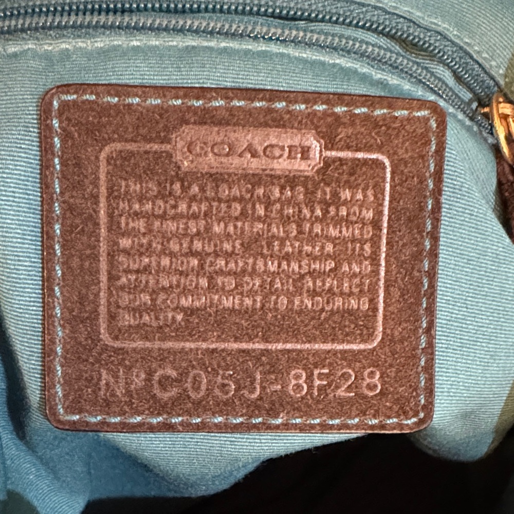 Coach Black Nylon Backpack with Gold Accents - Picture 2 of 4